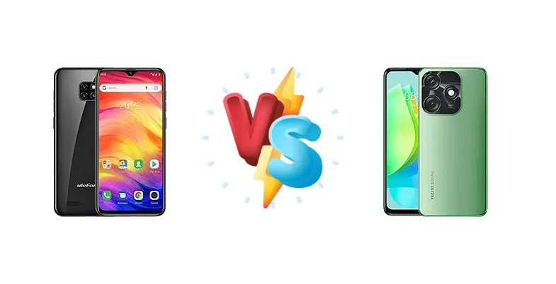 Ulefone Note 7 vs Tecno Spark 10C