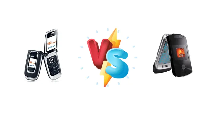 Nokia 6131 NFC vs Motorola RAZR V3xx
