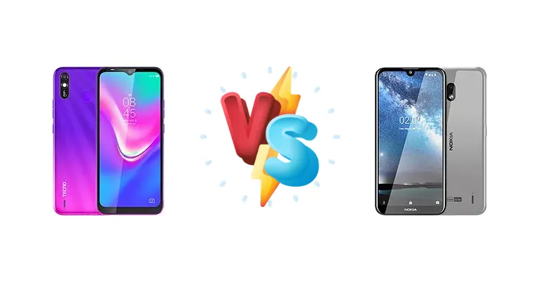 Tecno Pop 3 Plus vs Nokia 2.2