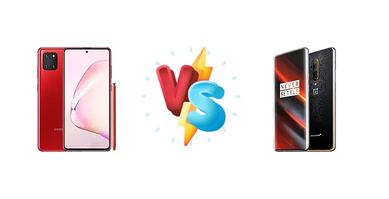 Samsung Galaxy Note10 Lite vs OnePlus 7T Pro 5G McLaren