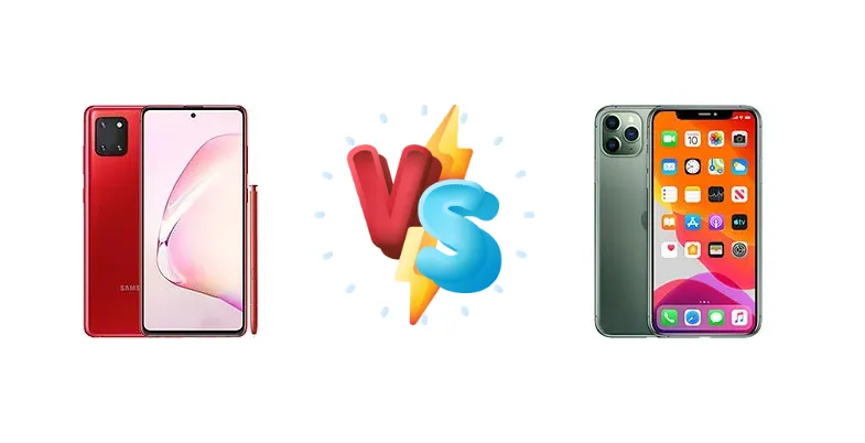 Samsung Galaxy Note10 Lite vs Apple iPhone 11 Pro Max