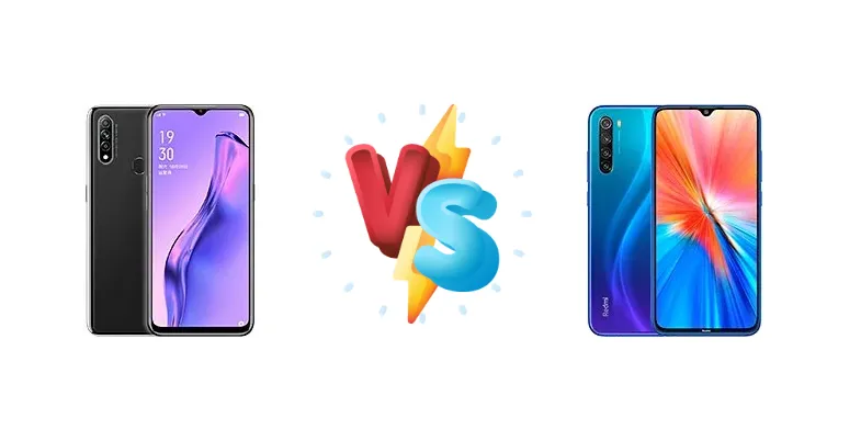 Oppo A8 vs Xiaomi Redmi Note 8 2021