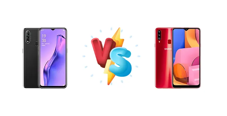 Oppo A8 vs Samsung Galaxy A20s