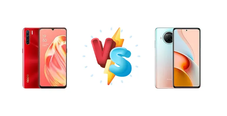 Oppo A91 vs Xiaomi Redmi Note 9 Pro 5G