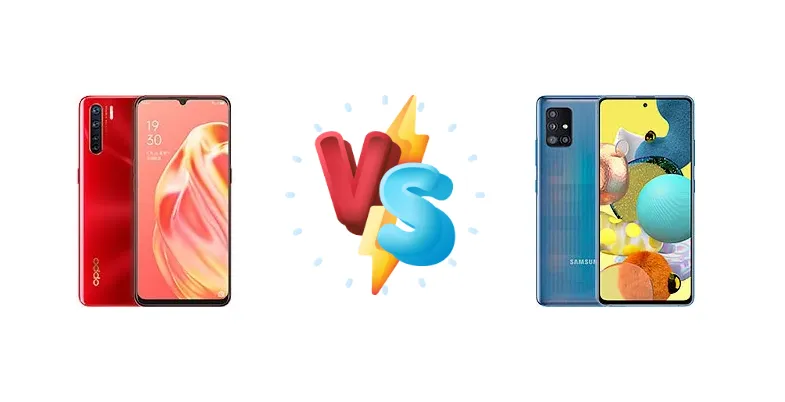 Oppo A91 vs Samsung Galaxy A51 5G UW