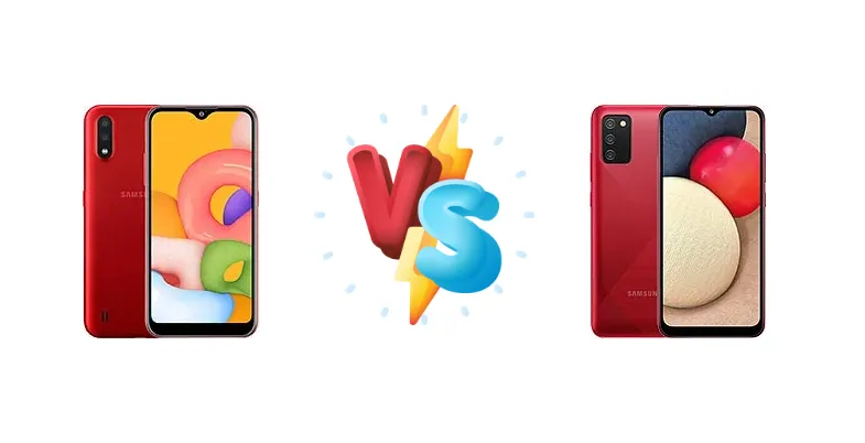 Samsung Galaxy A01 vs Samsung Galaxy A02s
