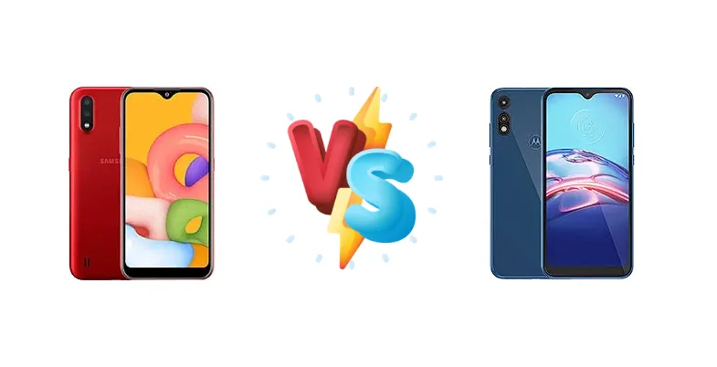 Samsung Galaxy A01 vs Motorola Moto E (2020)