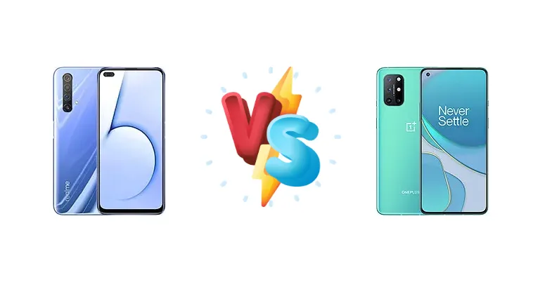 Realme X50 5G (China) vs OnePlus 8T+ 5G