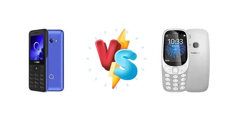 alcatel 3088 vs Nokia 3310 (2017)