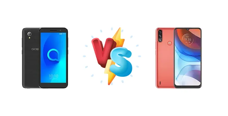 alcatel 1 vs Motorola Moto E7i Power