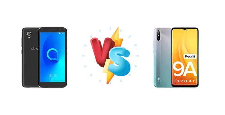 alcatel 1 vs Xiaomi Redmi 9A Sport
