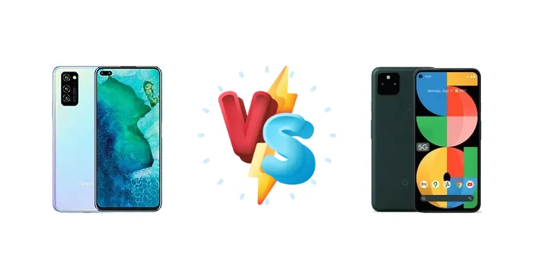 Honor V30 vs Google Pixel 5a 5G