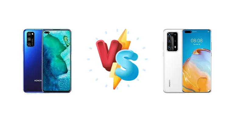 Honor V30 Pro vs Huawei P40 Pro+
