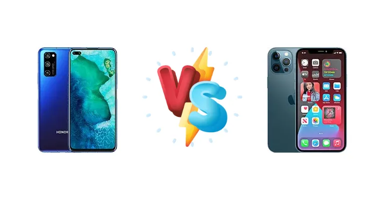 Honor V30 Pro vs Apple iPhone 12 Pro Max
