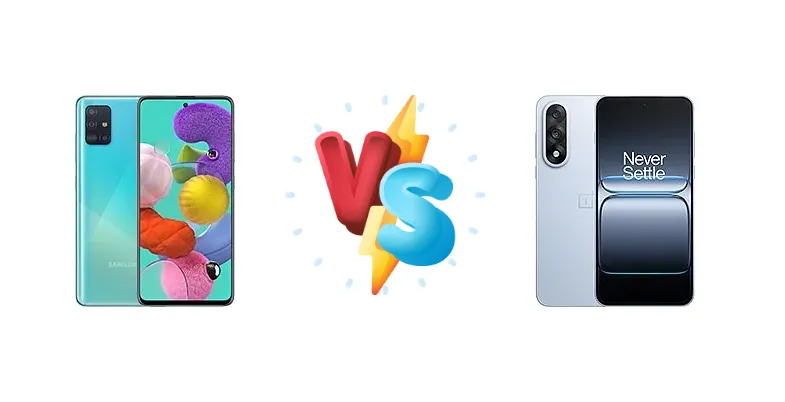 Samsung Galaxy A51 vs OnePlus Nord 5