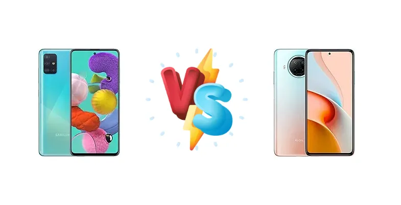 Samsung Galaxy A51 vs Xiaomi Redmi Note 9 Pro 5G