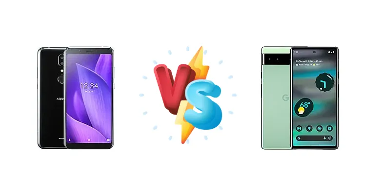 Sharp Aquos V vs Google Pixel 6a