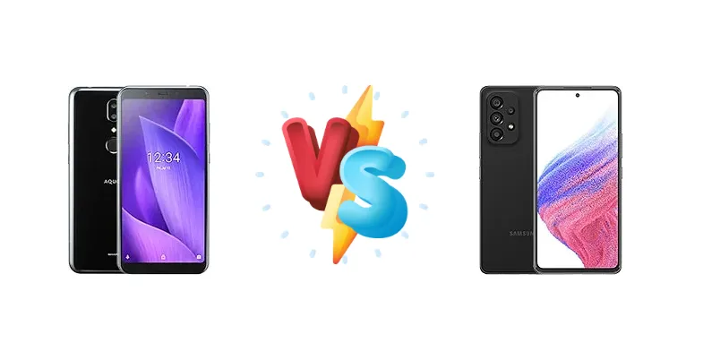 Sharp Aquos V vs Samsung Galaxy A53 5G