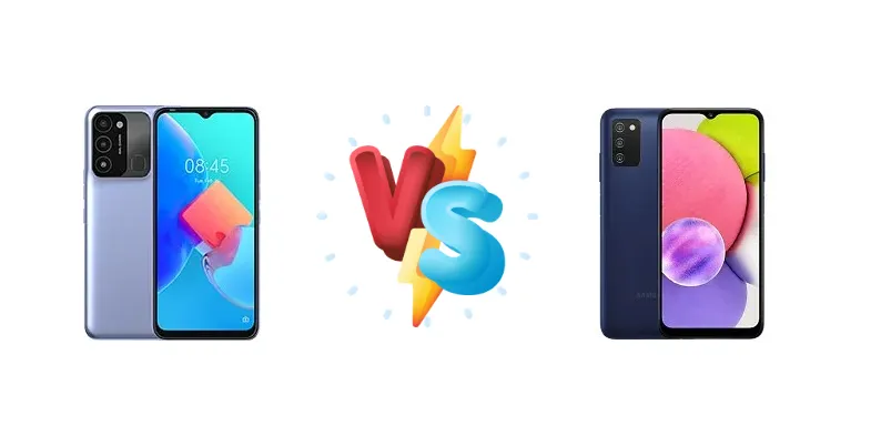 Tecno Spark 8C vs Samsung Galaxy A03s