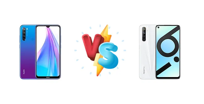Xiaomi Redmi Note 8T vs Realme 6i (India)