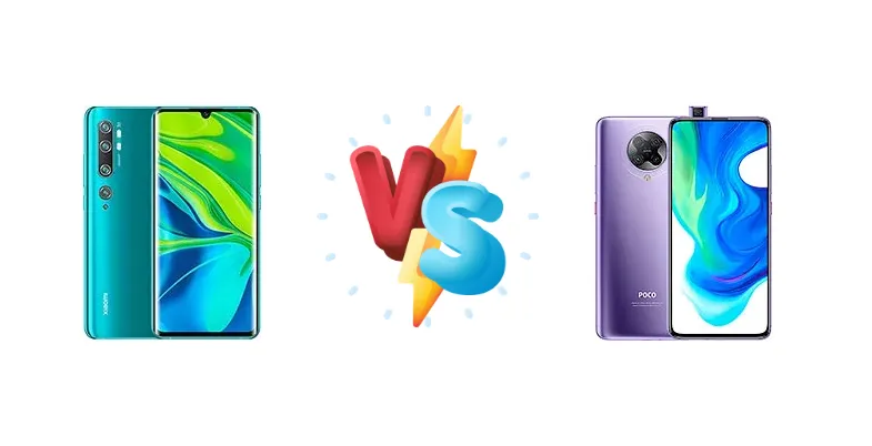 Xiaomi Mi Note 10 Pro vs Xiaomi Poco F2 Pro