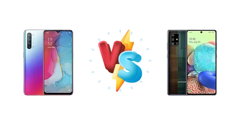 Oppo Reno3 5G vs Samsung Galaxy A71 5G UW