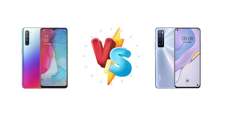 Oppo Reno3 5G vs Huawei nova 7 5G