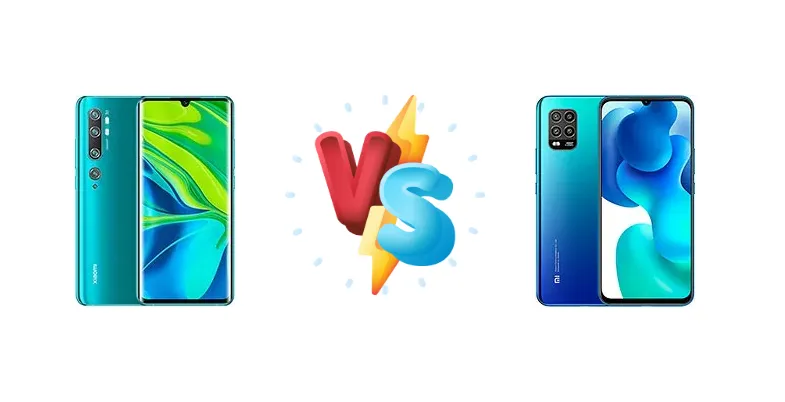 Xiaomi Mi Note 10 vs Xiaomi Mi 10 Lite 5G