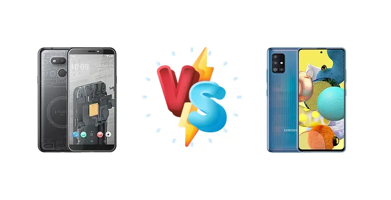 HTC Exodus 1s vs Samsung Galaxy A51 5G UW