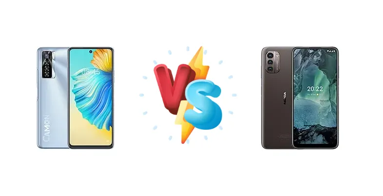 Tecno Camon 17 Pro vs Nokia G21