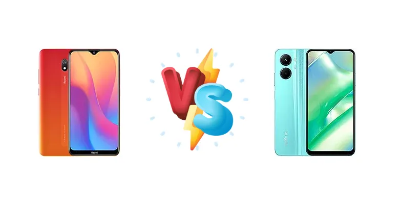 Xiaomi Redmi 8A vs Realme C33 2023