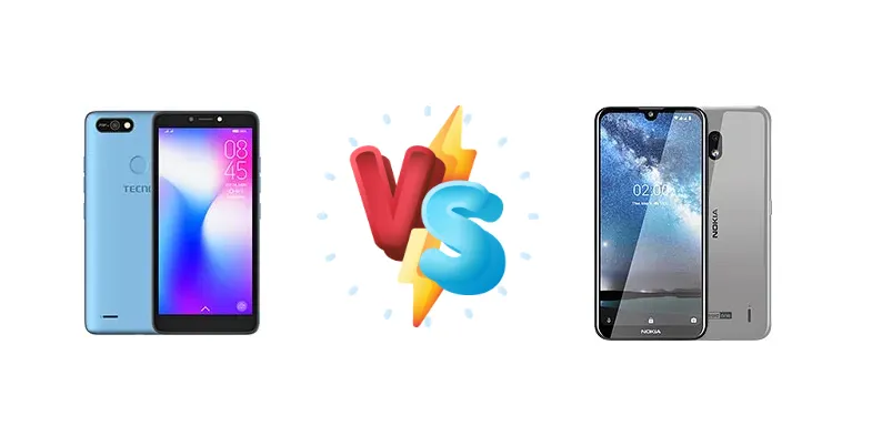 Tecno Pop 2 F vs Nokia 2.2