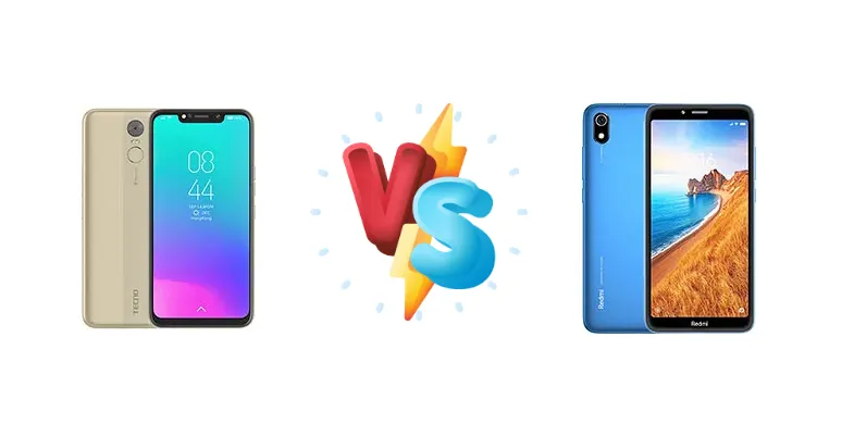 Tecno Pouvoir 3 vs Xiaomi Redmi 7A