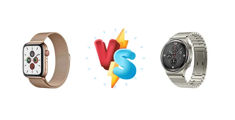 Apple Watch Series 5 vs Huawei Watch GT 2 Porsche Design