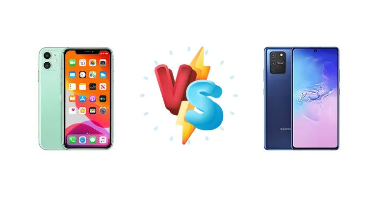 Apple iPhone 11 vs Samsung Galaxy S10 Lite