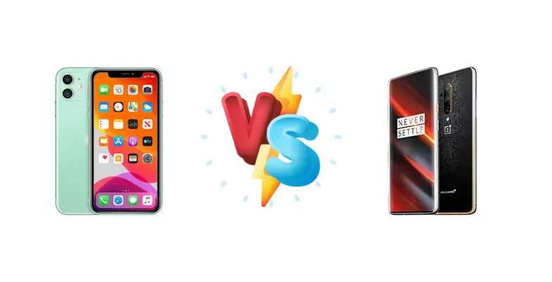Apple iPhone 11 vs OnePlus 7T Pro 5G McLaren