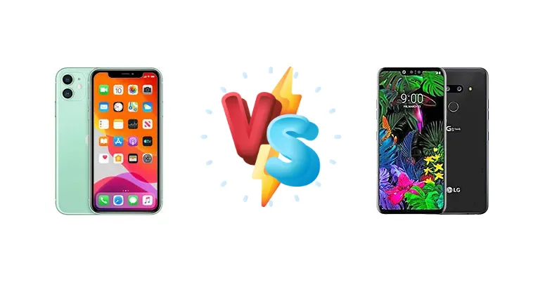 Apple iPhone 11 vs LG G8 ThinQ