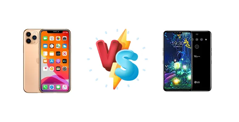Apple iPhone 11 Pro vs LG V50 ThinQ 5G
