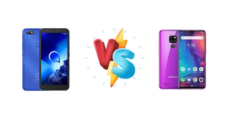 alcatel 1v (2019) vs Ulefone Note 7P