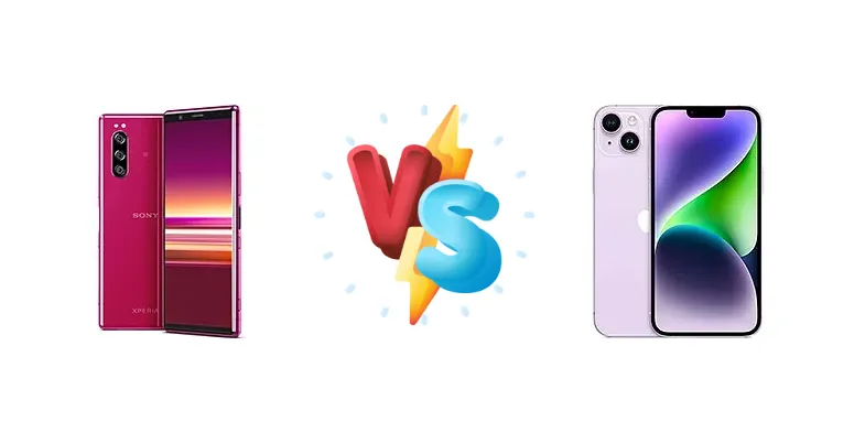 Sony Xperia 5 vs iPhone 14 Plus: Compact Power vs. Big Screen Battery Life
