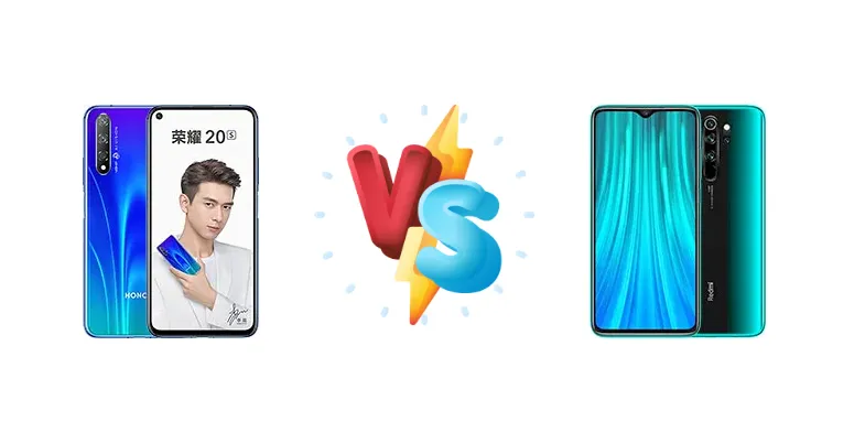 Honor 20S vs Xiaomi Redmi Note 8 Pro