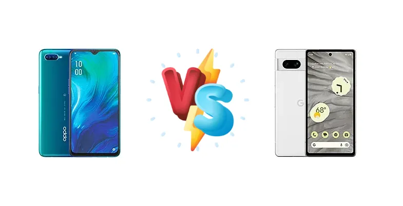 Oppo Reno A vs Google Pixel 7a