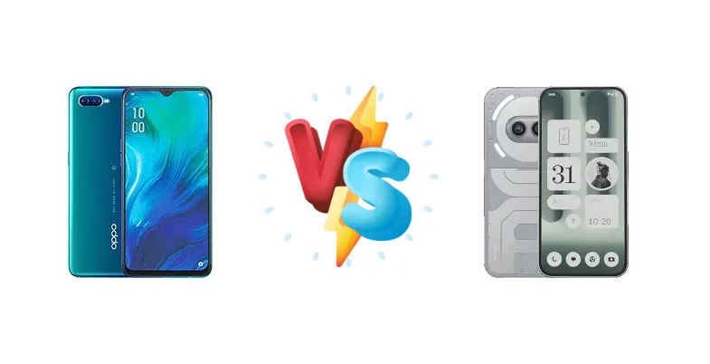 Oppo Reno A vs Nothing Phone (2a) Plus