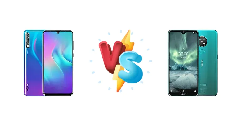 Tecno Phantom 9 vs Nokia 7.2