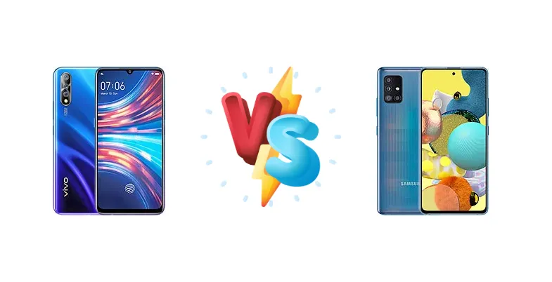 vivo S1 vs Samsung Galaxy A51 5G UW