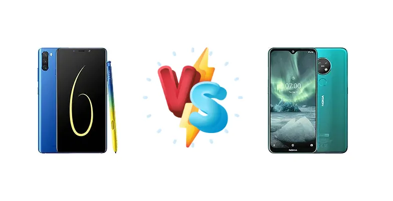 Infinix Note 6 vs Nokia 7.2