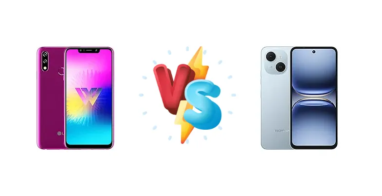 LG W10 vs Tecno Spark 40C