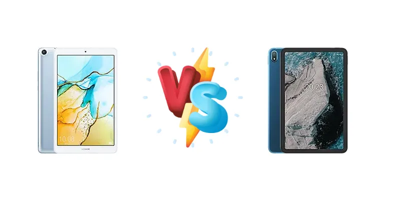 Honor Pad 5 8 vs Nokia T20