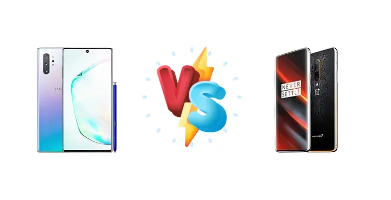 Samsung Galaxy Note10+ vs OnePlus 7T Pro 5G McLaren