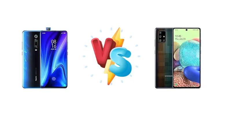 Xiaomi Redmi K20 vs Samsung Galaxy A71 5G UW